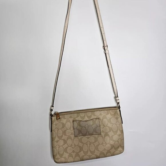 Coach F58316 Signature POP Crossbody East/West Leather Handbag - Picture 3 of 10